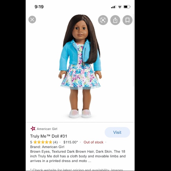 American Girl Truly Me doll - Picture 10 of 10